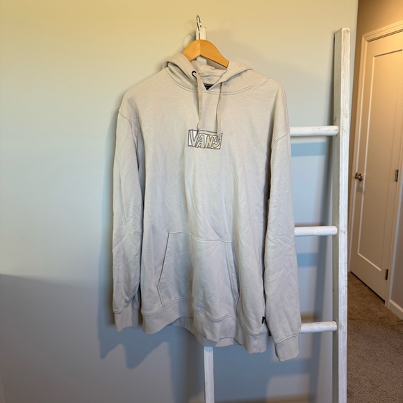 Men’s XL Vans Cream Tan Hooded Sweatshirt - Picture 1 of 6